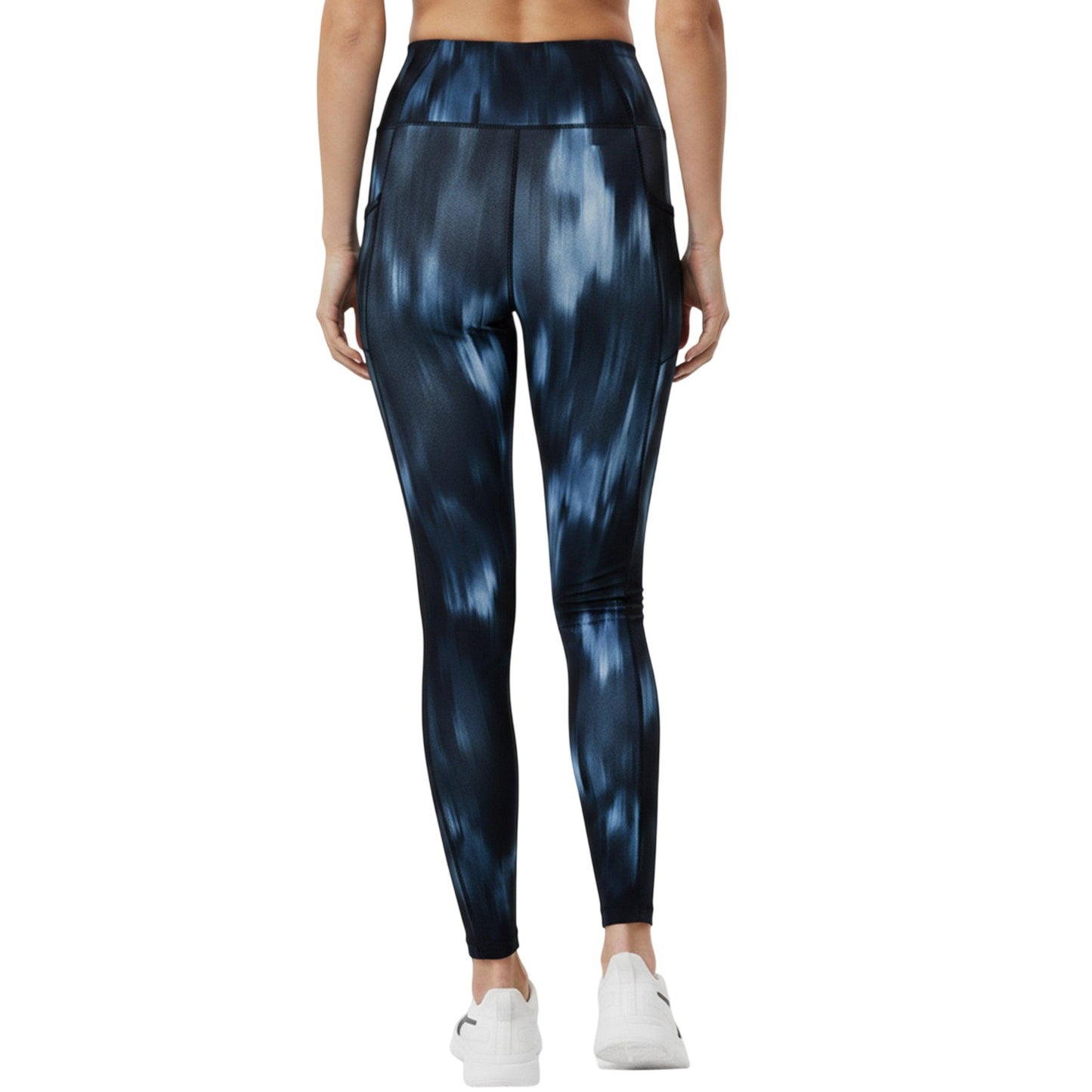 Black - Lifestyle - USA Pro Womens-Ladies Core Blurred Leggings