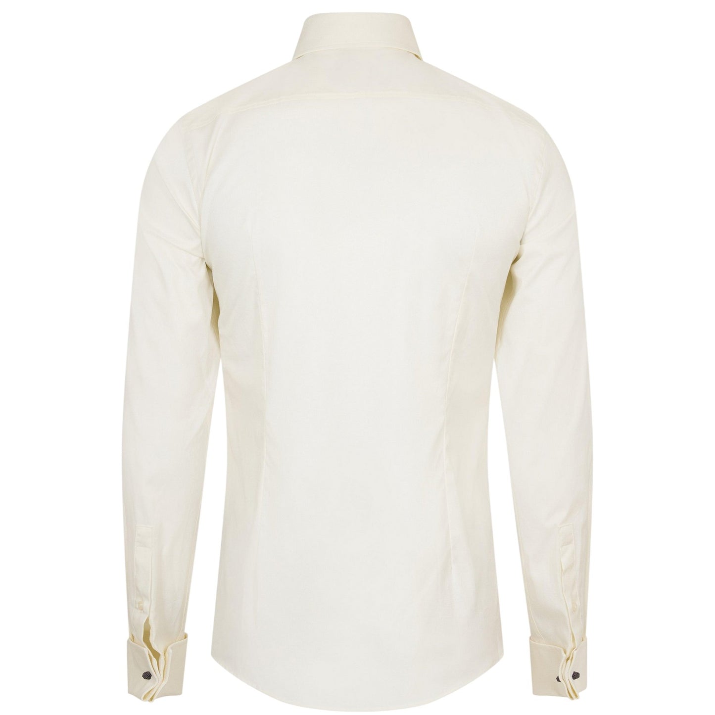 Natural - Back - Boss Mens H-Hank Oxford Long-Sleeved Formal Shirt