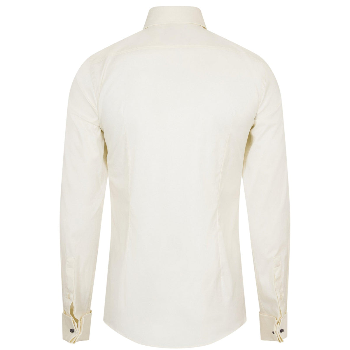 Natural - Back - Boss Mens H-Hank Oxford Long-Sleeved Formal Shirt