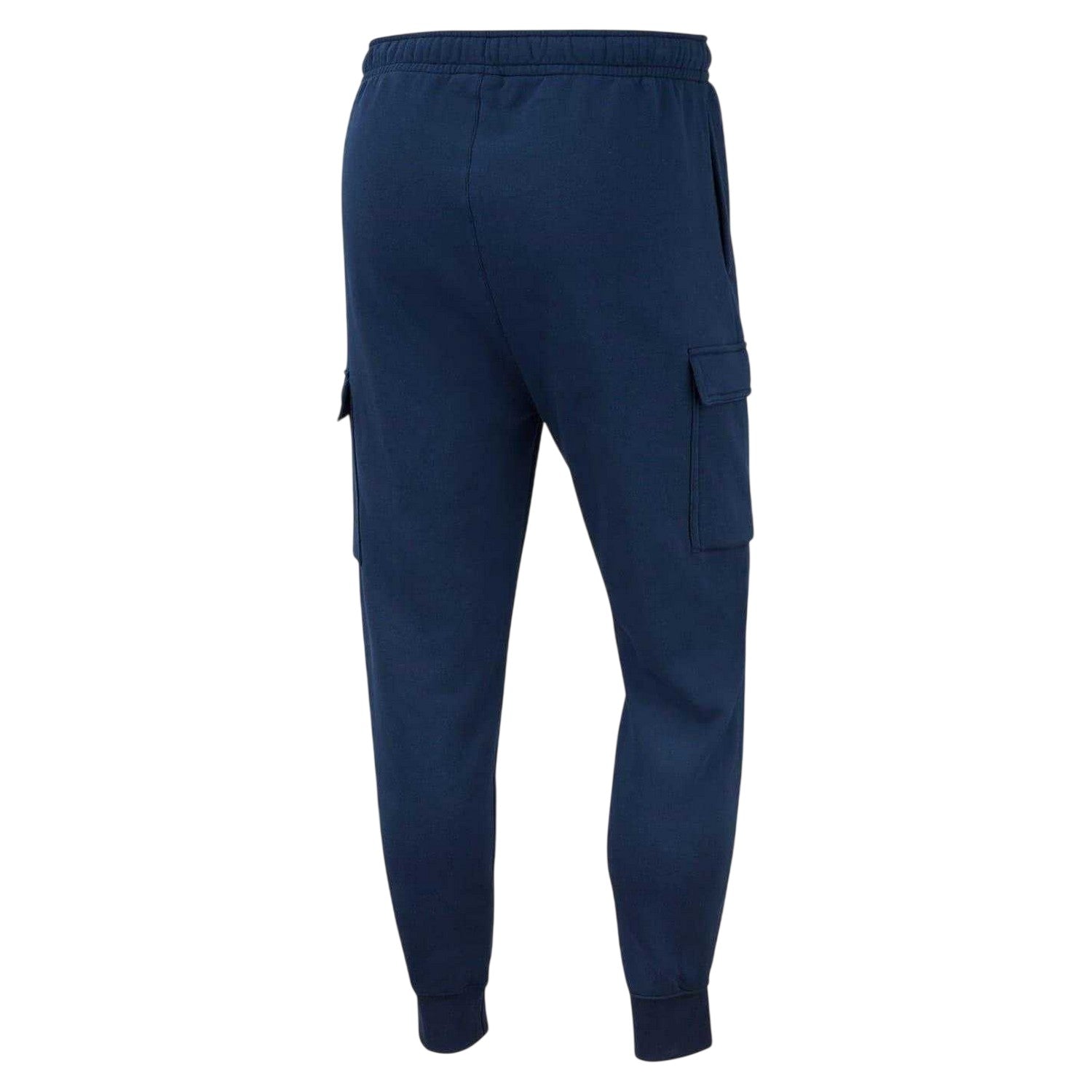 Navy-White - Back - Nike Mens Sportswear Club Cargo Jogging Bottoms
