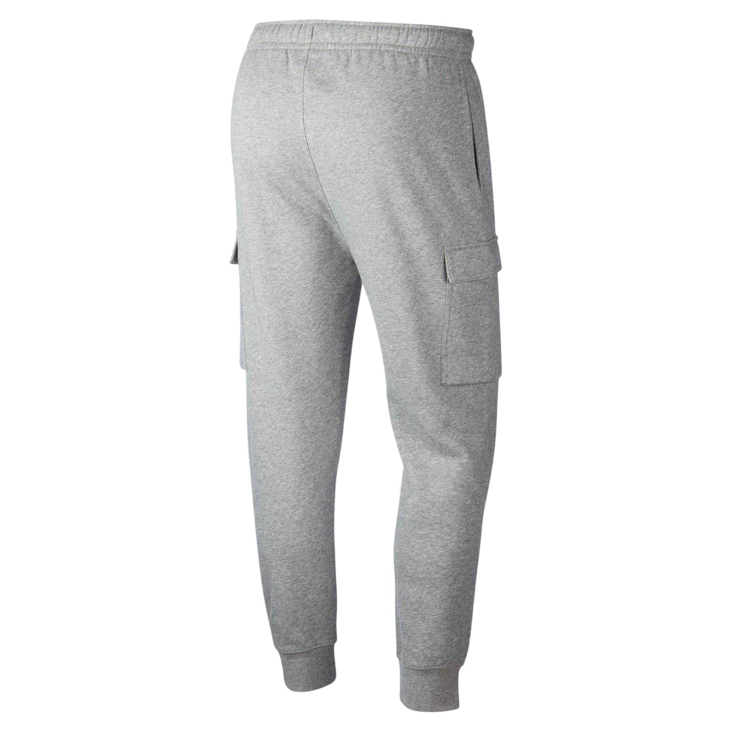 Dark Grey-White - Back - Nike Mens Sportswear Club Cargo Jogging Bottoms