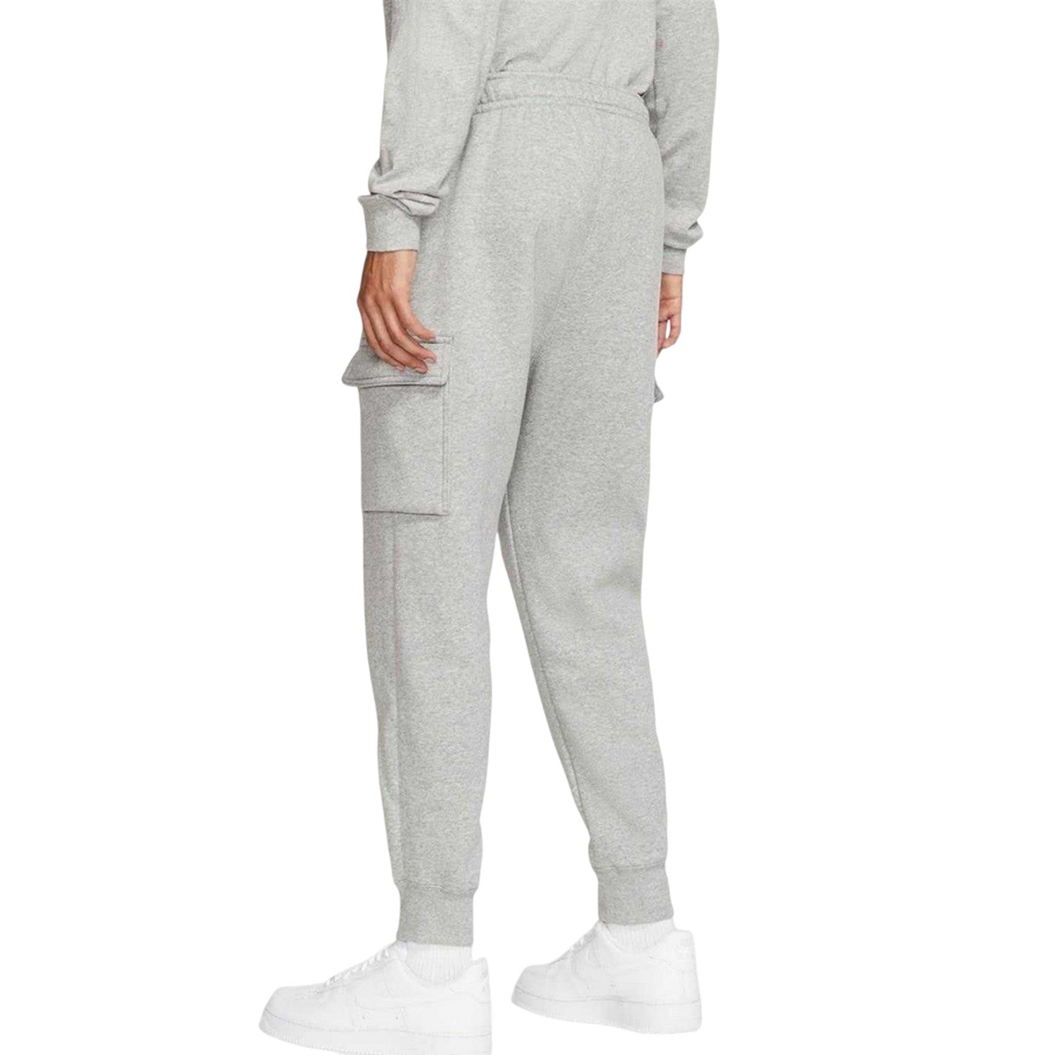 Dark Grey-White - Lifestyle - Nike Mens Sportswear Club Cargo Jogging Bottoms