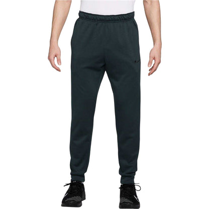 Seaweed-Black - Front - Nike Mens Dri-FIT Fleece Training Jogging Bottoms