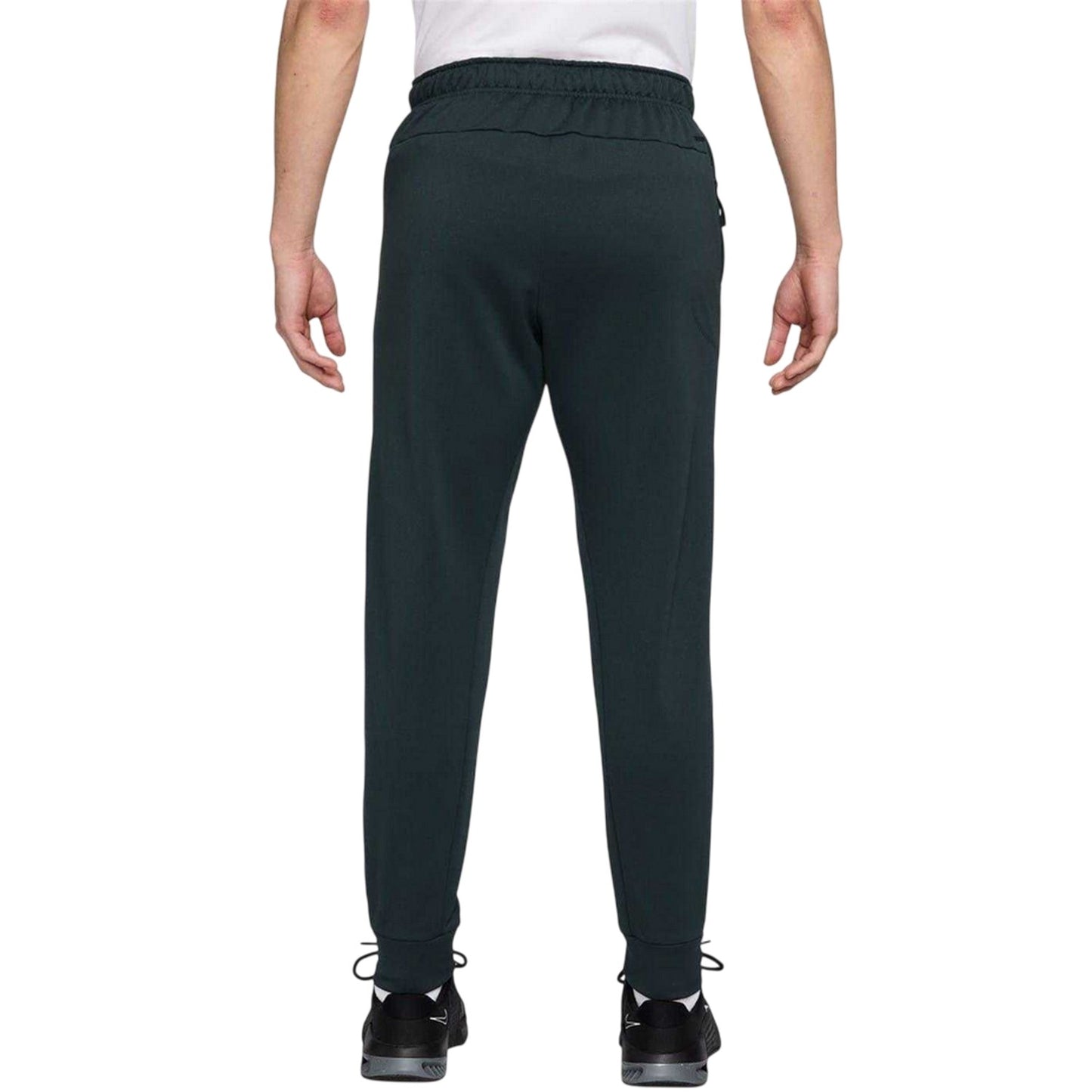 Seaweed-Black - Back - Nike Mens Dri-FIT Fleece Training Jogging Bottoms