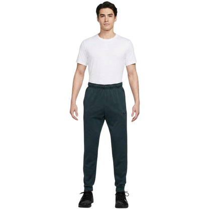 Seaweed-Black - Pack Shot - Nike Mens Dri-FIT Fleece Training Jogging Bottoms
