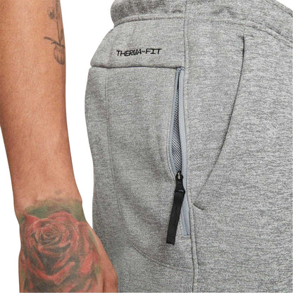 Grey - Lifestyle - Nike Mens Dri-FIT Fleece Training Jogging Bottoms