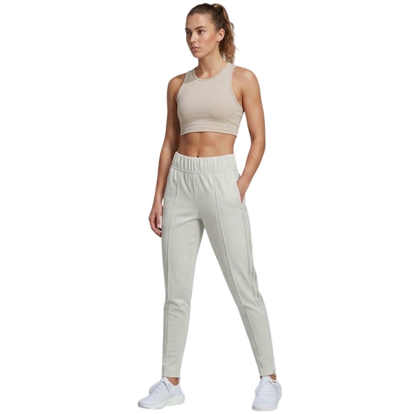 Alumina - Lifestyle - Adidas Womens-Ladies Tiro Split Hem Tracksuit Bottoms