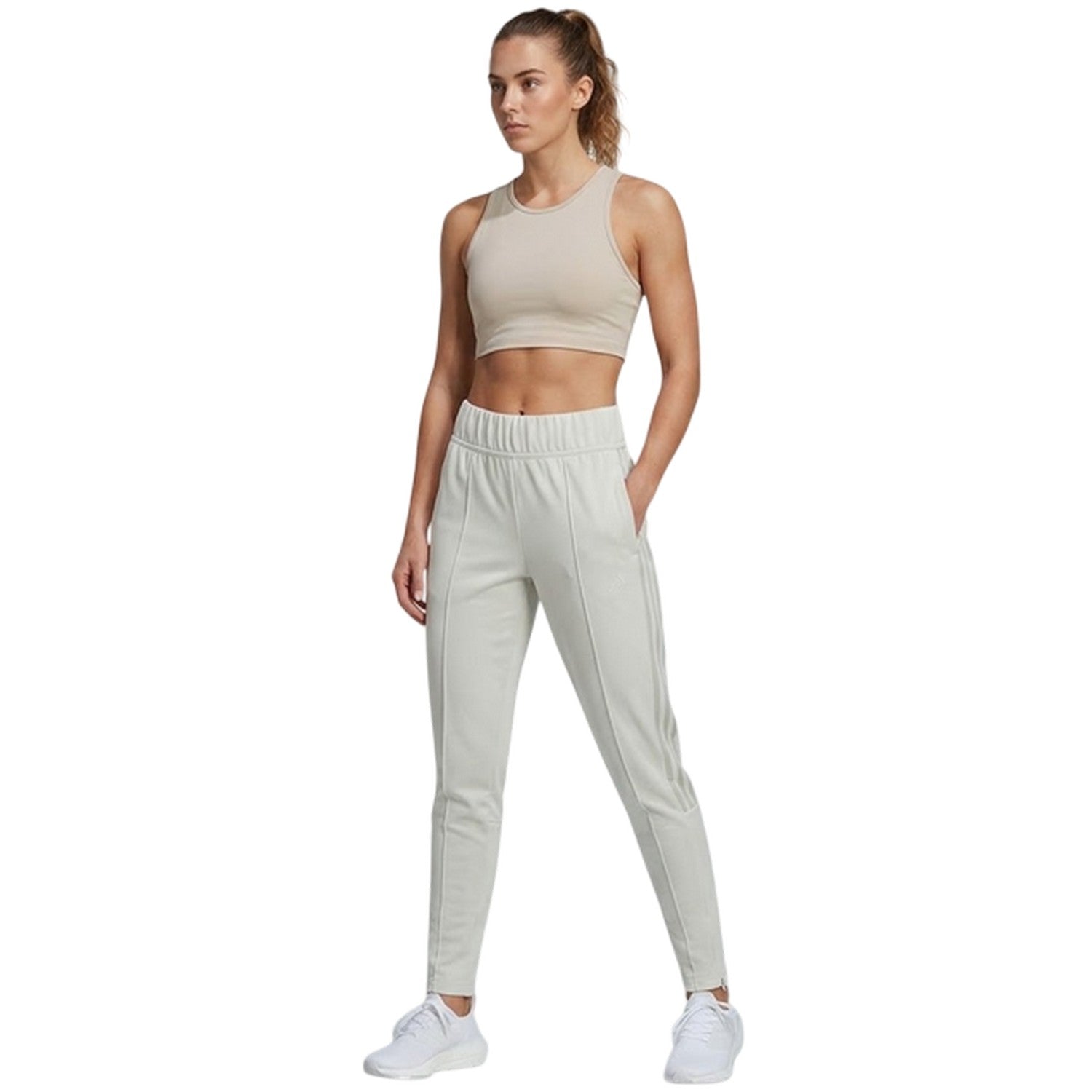Alumina - Lifestyle - Adidas Womens-Ladies Tiro Split Hem Tracksuit Bottoms