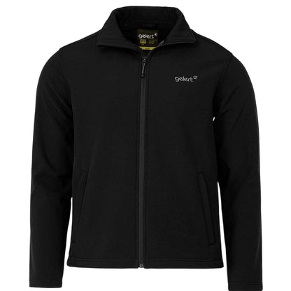 Black - Front - Gelert Mens Logo Soft Shell Jacket