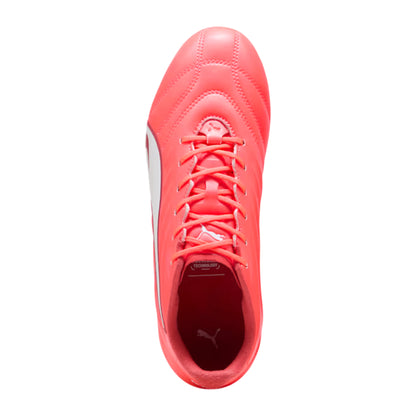 Red - Side - Puma Mens King Match Soft Ground Football Boots