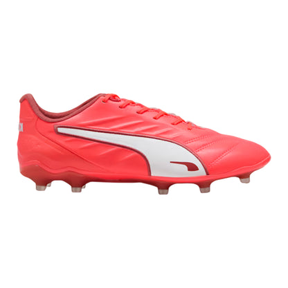 Red - Front - Puma Mens King Match Soft Ground Football Boots