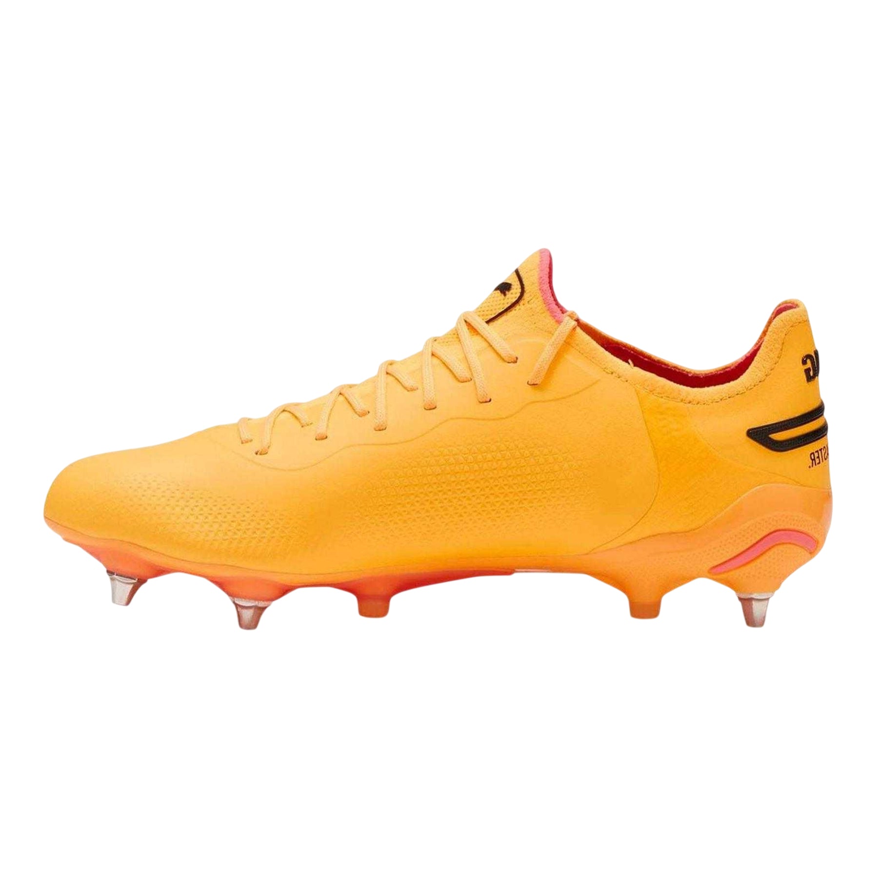 Orange - Back - Puma Mens King Ultimate MxSG Soft Ground Football Boots