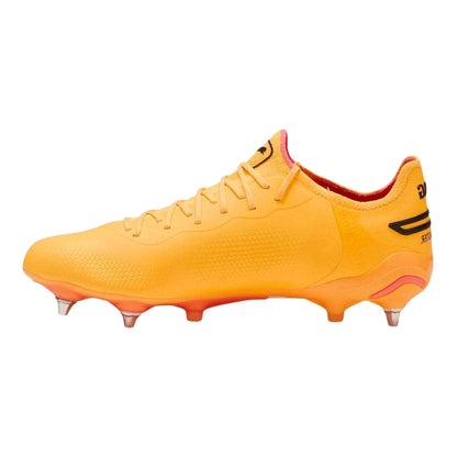 Orange - Back - Puma Mens King Ultimate MxSG Soft Ground Football Boots