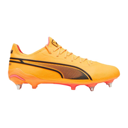 Orange - Front - Puma Mens King Ultimate MxSG Soft Ground Football Boots