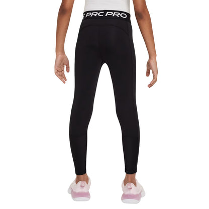 Black - Back - Nike Childrens-Kids Pro Leggings