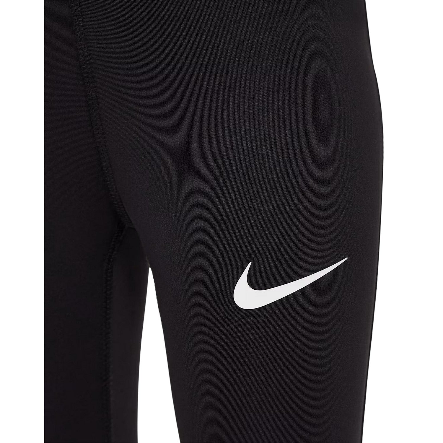 Black - Side - Nike Childrens-Kids Pro Leggings