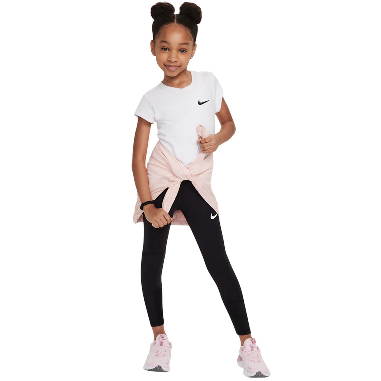 Black - Pack Shot - Nike Childrens-Kids Pro Leggings