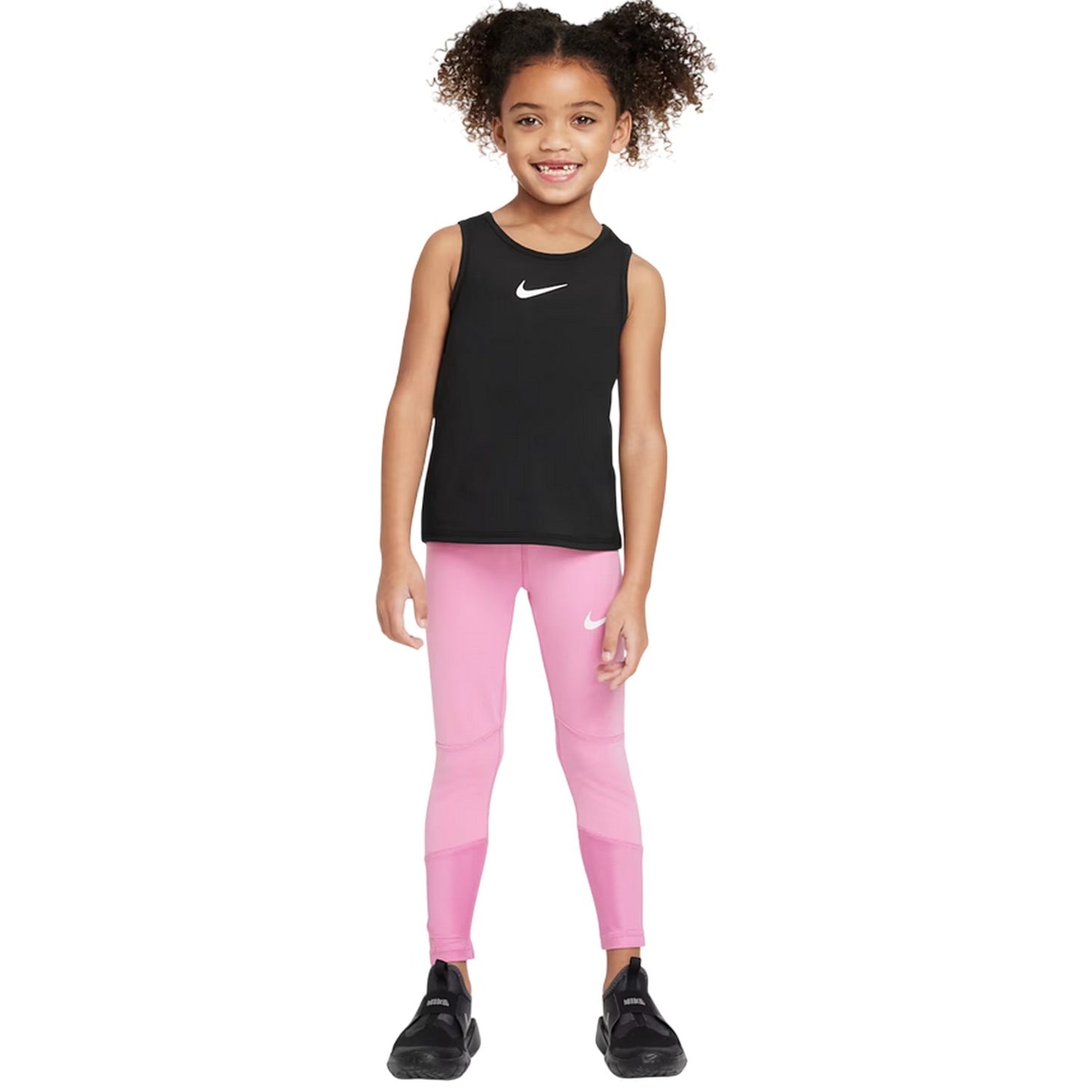 Flamingo Pink - Pack Shot - Nike Childrens-Kids Pro Leggings