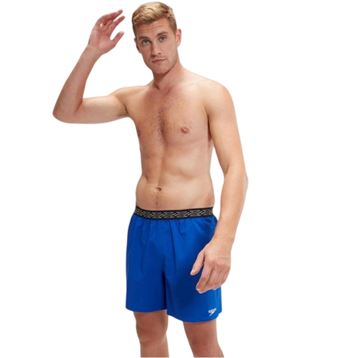 Blue - Lifestyle - Speedo Mens Hyper Boom Plain Swim Shorts