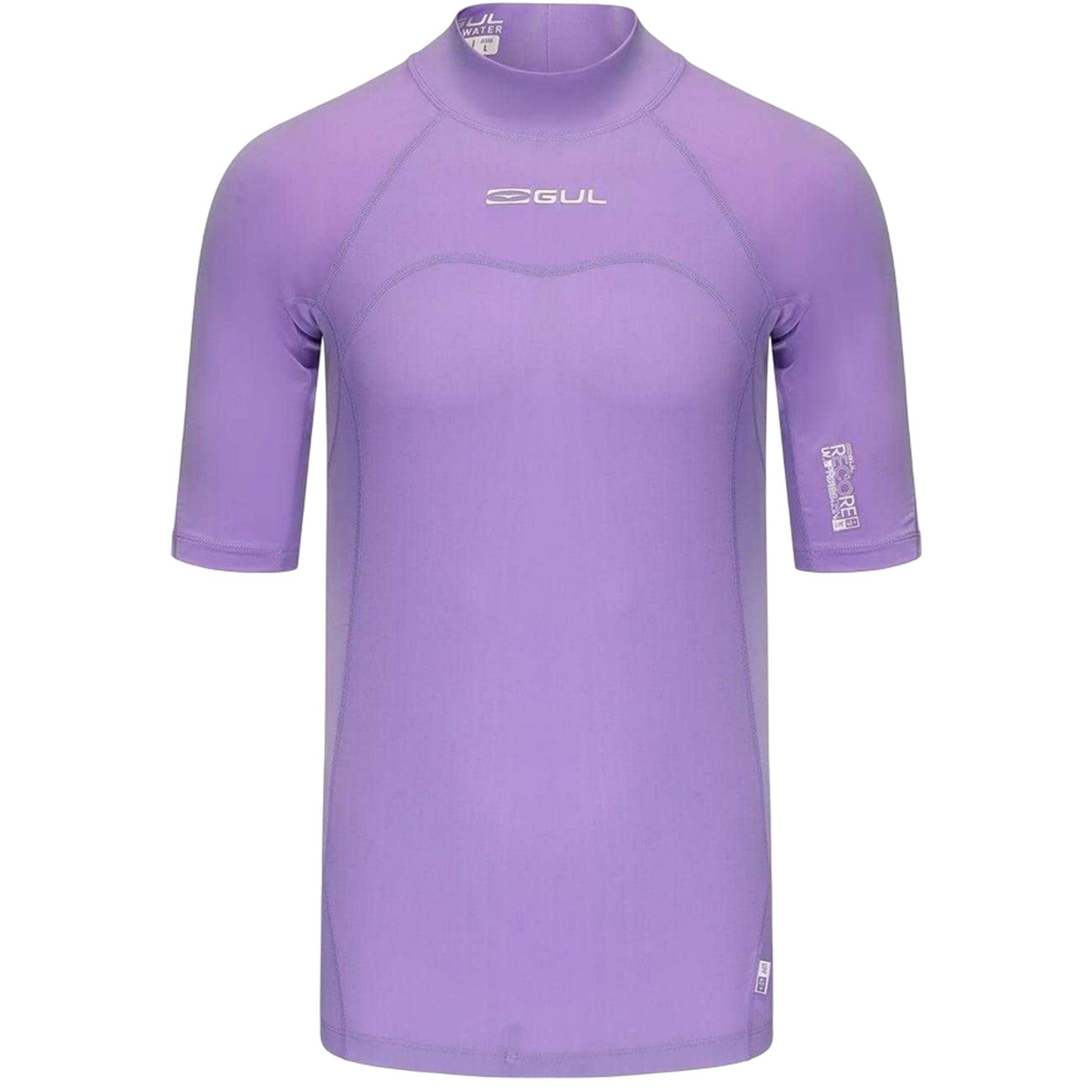 Purple - Front - Gul Womens-Ladies Floral Rash Guard