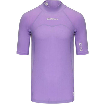 Purple - Front - Gul Womens-Ladies Floral Rash Guard