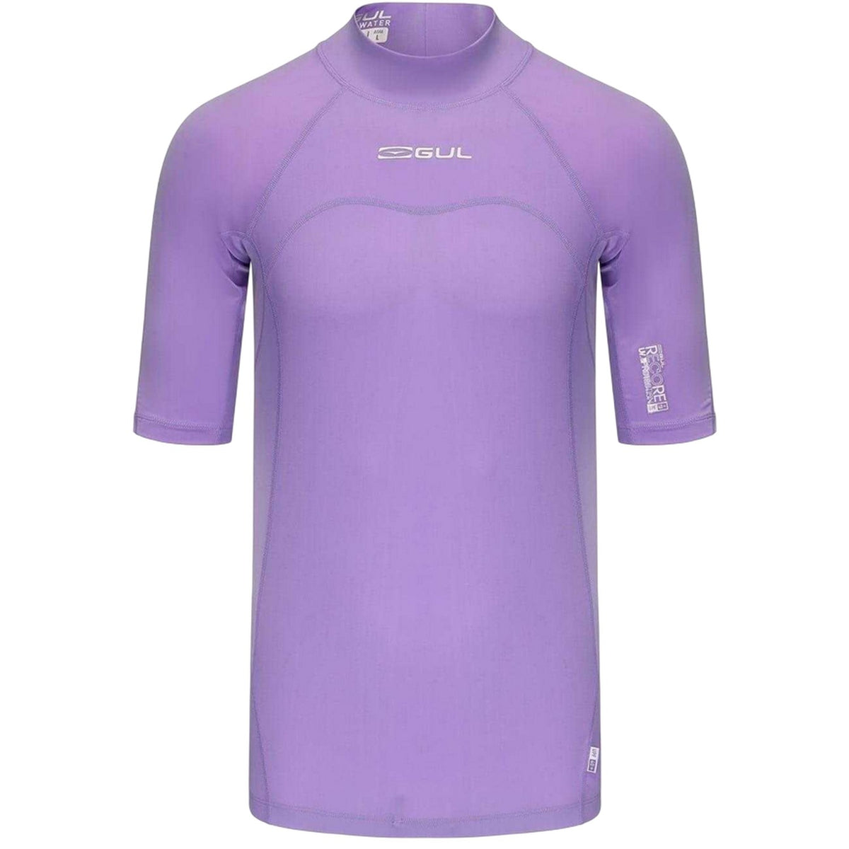 Purple - Front - Gul Womens-Ladies Floral Rash Guard