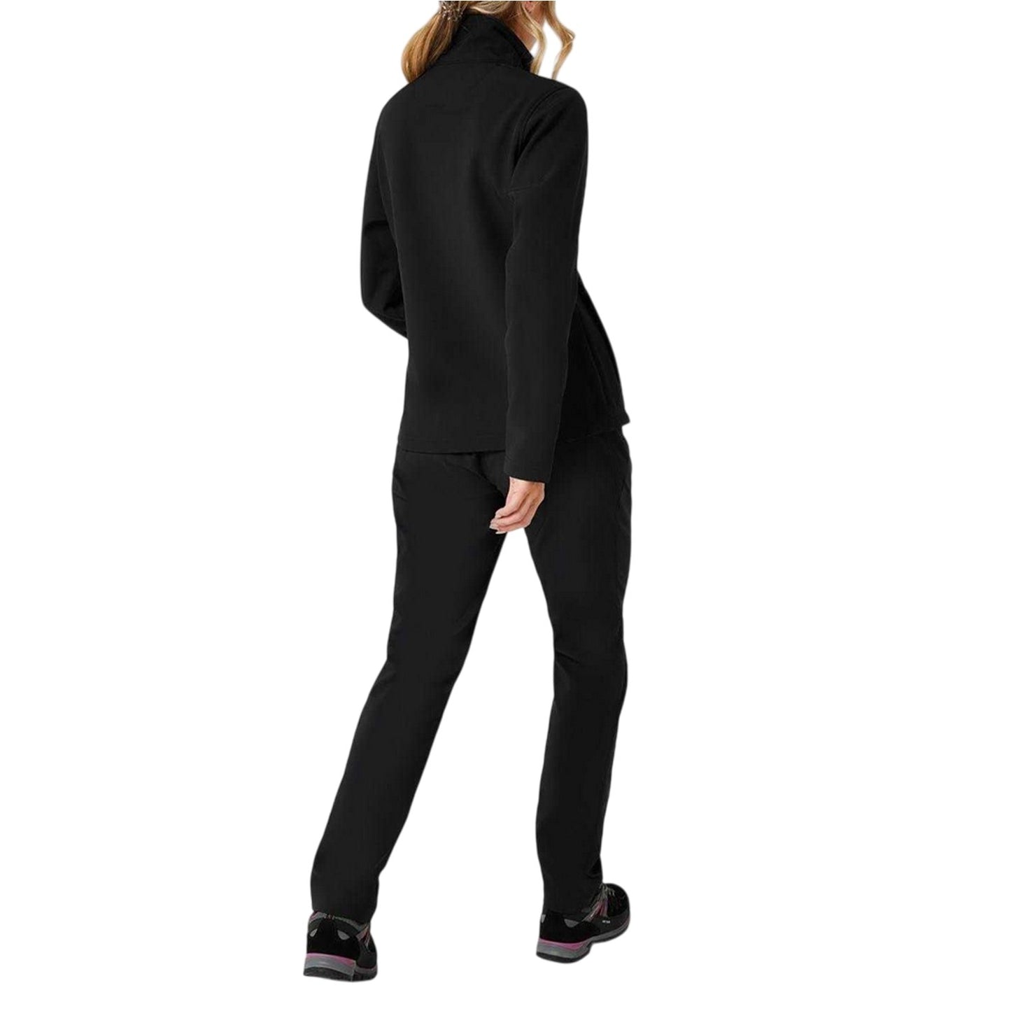 Black - Pack Shot - Gelert Womens-Ladies Soft Shell Jacket