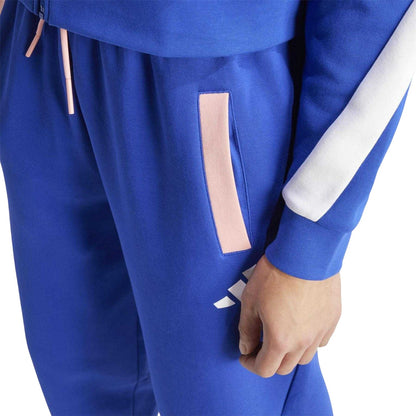 Lucid Blue - Lifestyle - Adidas Womens-Ladies Team Relaxed Fit Sweatpants