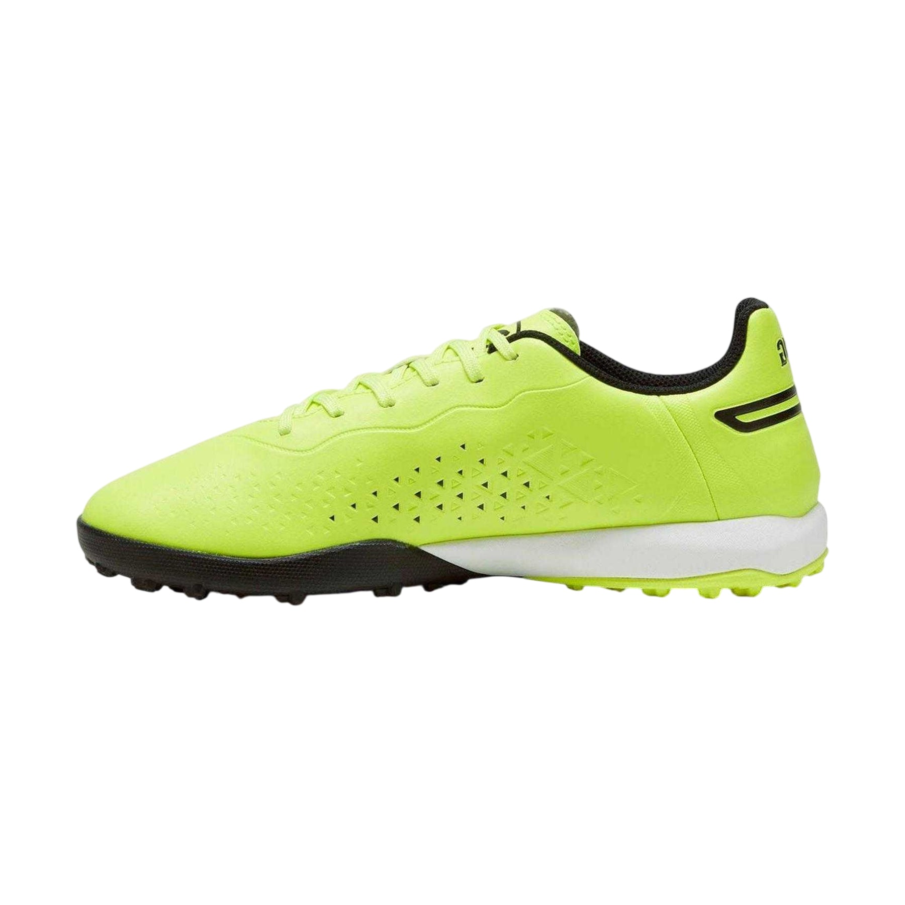Lime - Back - Puma Mens King Match Synthetic Football Boots