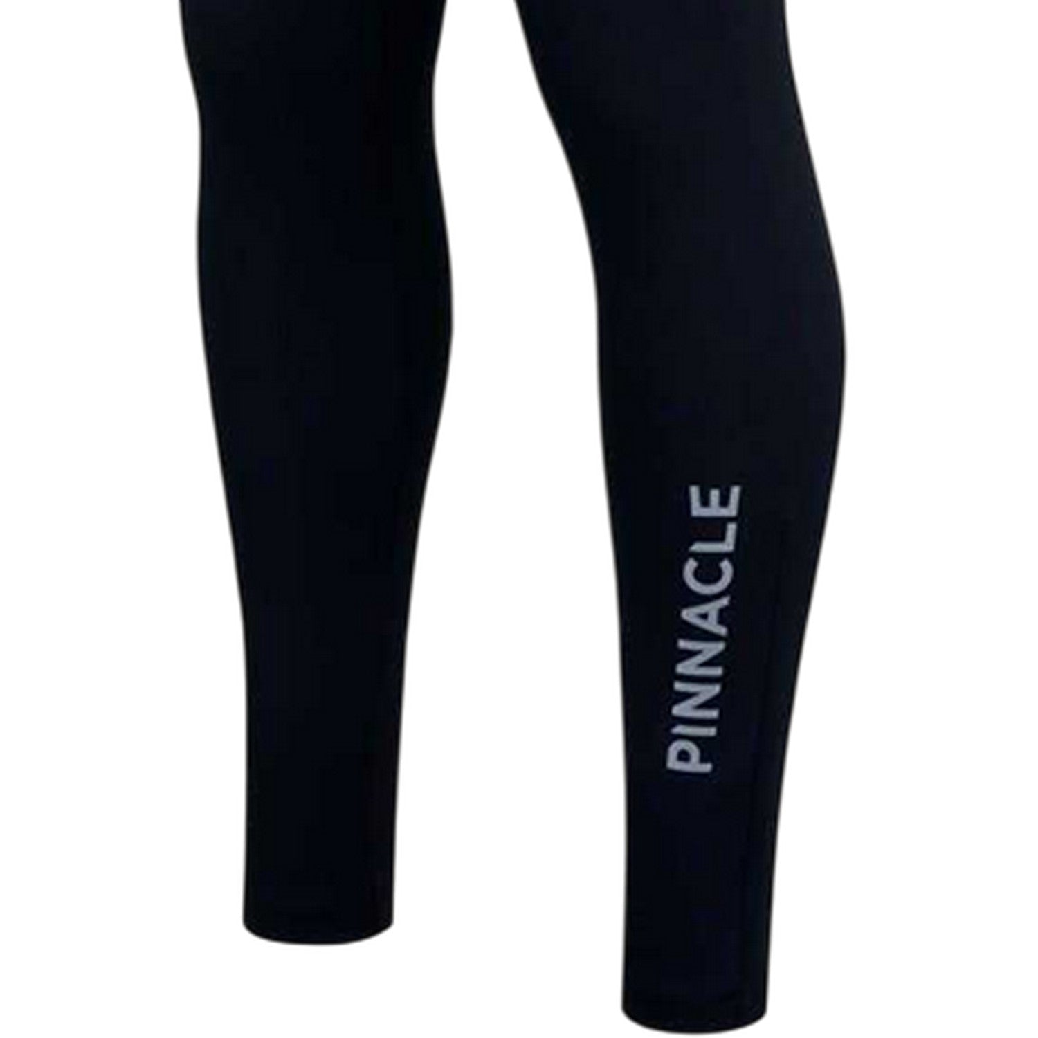 Black - Close up - Pinnacle Mens Cycling Leggings