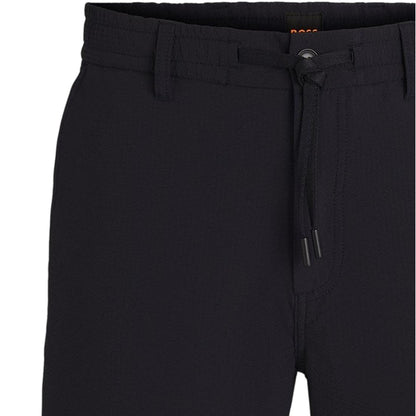 Dark Blue - Back - Boss Mens Slim Chino Shorts