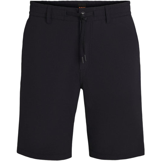Dark Blue - Front - Boss Mens Slim Chino Shorts