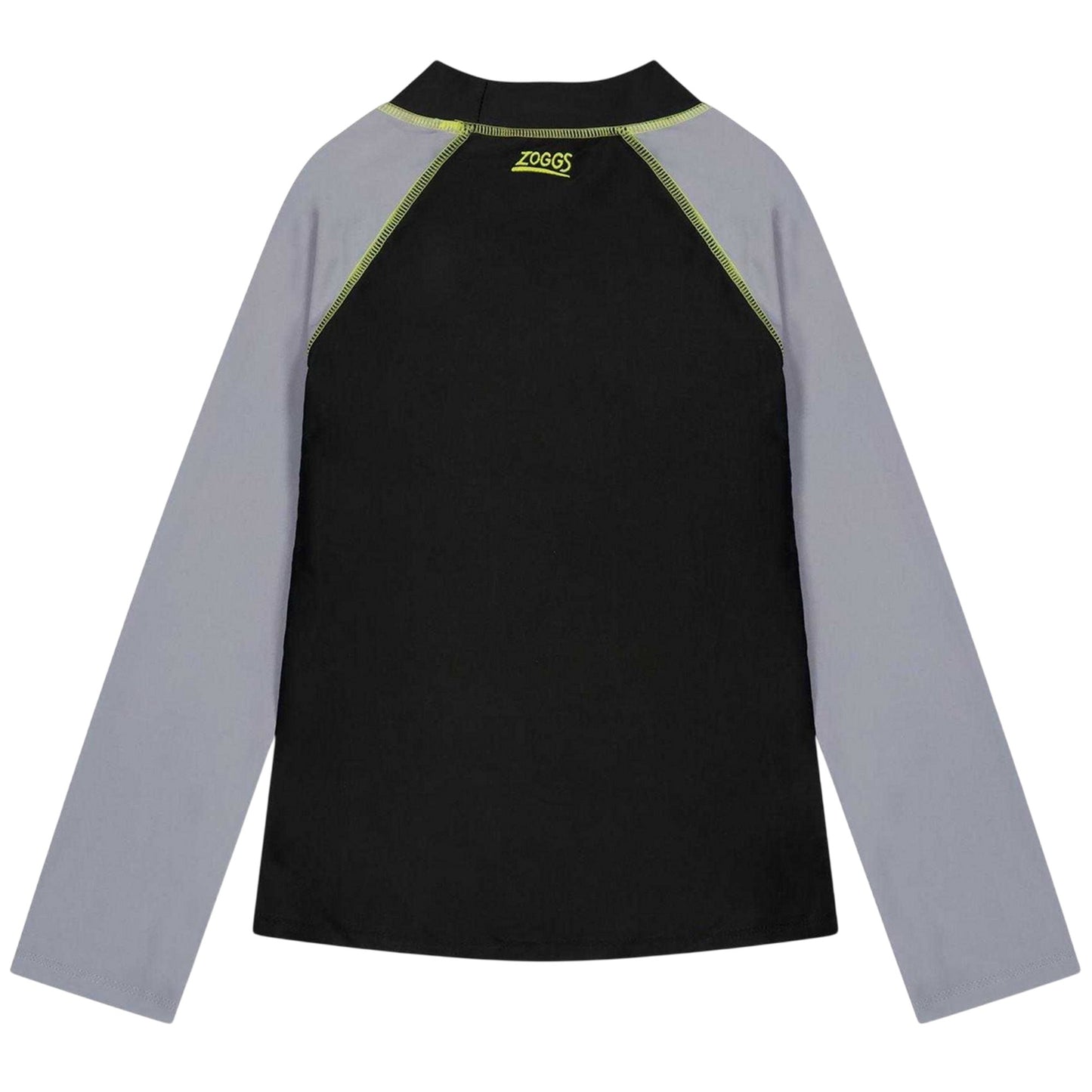 Black - Back - Zoggs Childrens-Kids Batman Long-Sleeved Swim Top