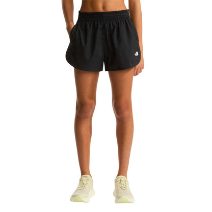Black - Side - The North Face Girls Woven Flexible Shorts