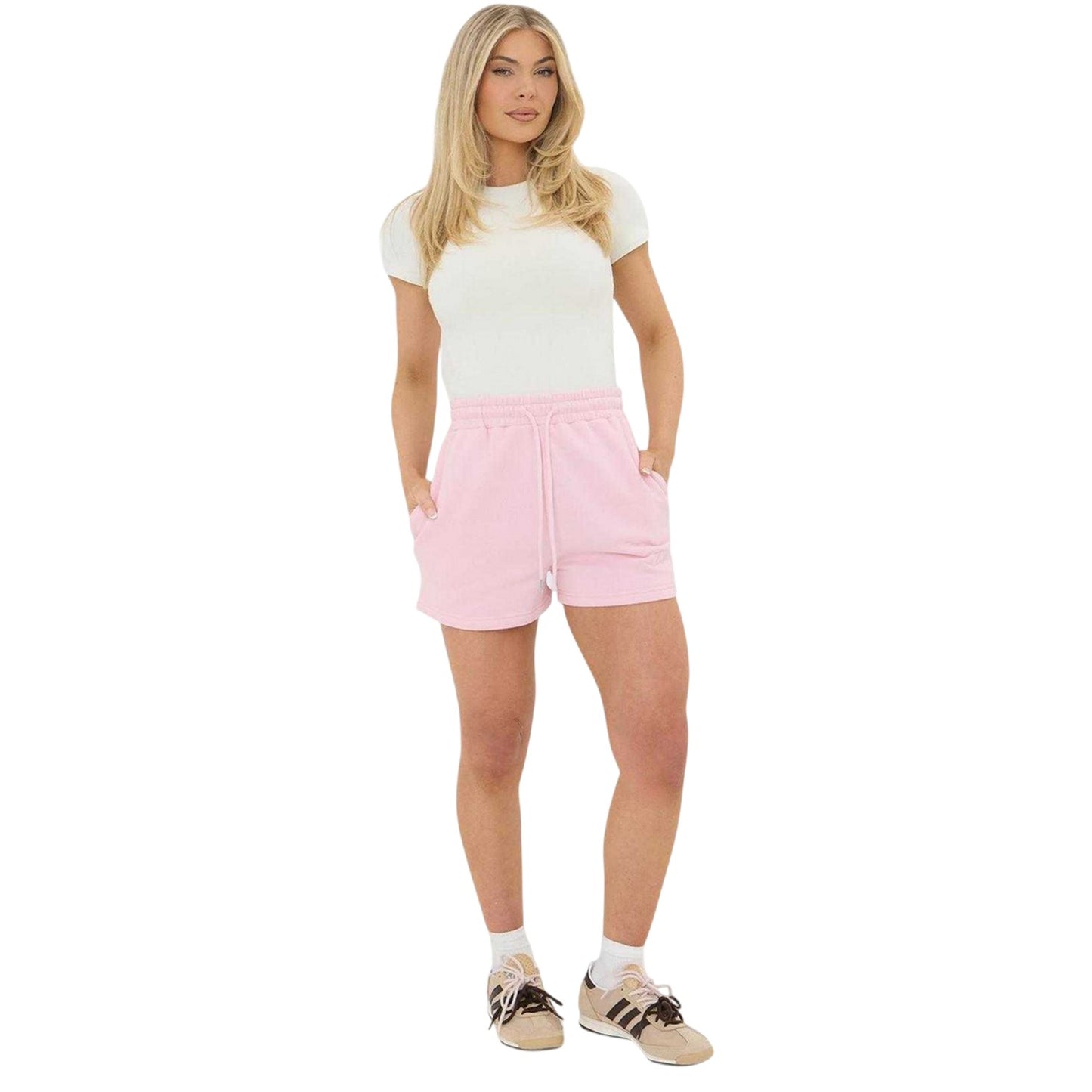 Pink - Lifestyle - I Saw It First Womens-Ladies Jersey Shorts