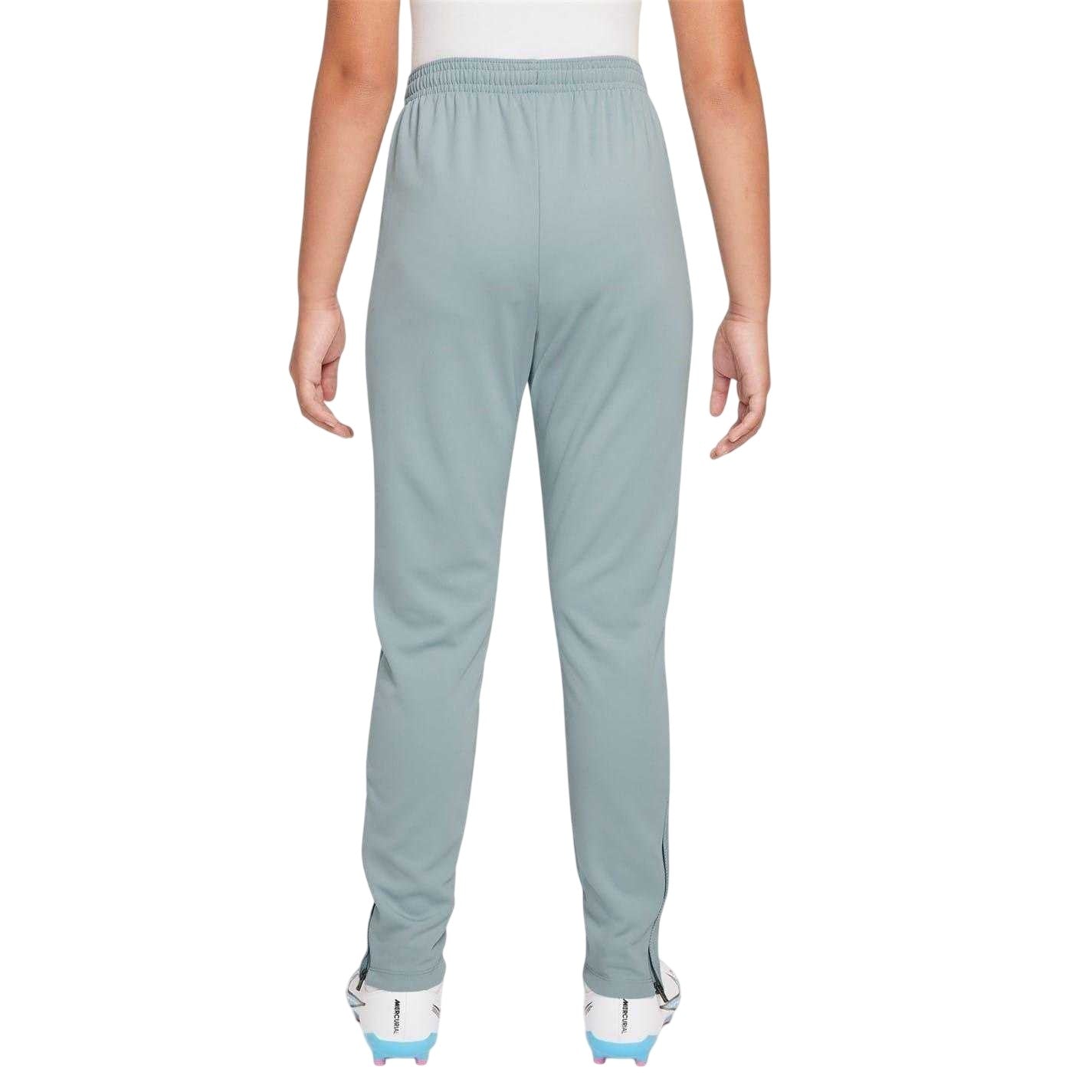 Grey-Pink - Back - Nike Childrens-Kids Training Tracksuit Bottoms