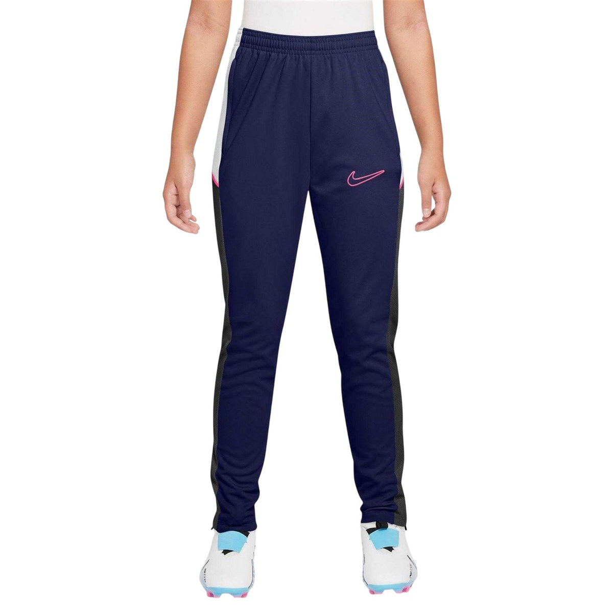 Blue-Pink - Front - Nike Childrens-Kids Training Tracksuit Bottoms