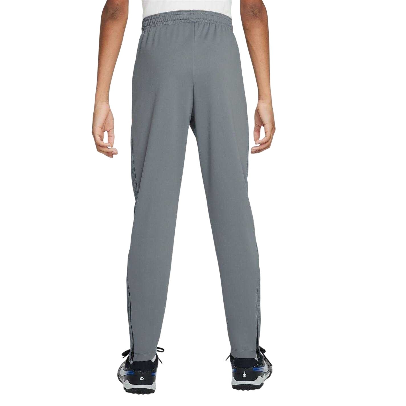 Grey-Black - Back - Nike Childrens-Kids Training Tracksuit Bottoms