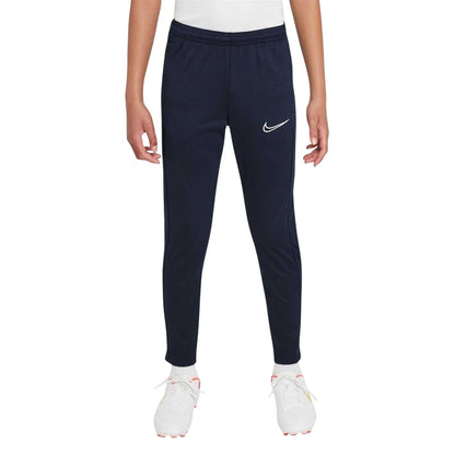 Obsidian Black-White - Front - Nike Childrens-Kids Training Tracksuit Bottoms