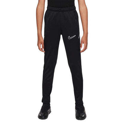 Black-White - Front - Nike Childrens-Kids Training Tracksuit Bottoms