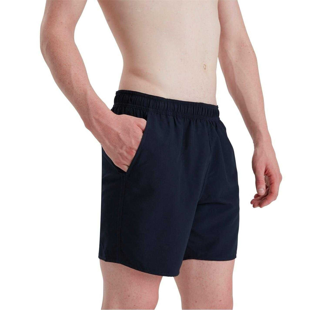 Navy - Side - Speedo Mens Prime Leisure Swim Shorts