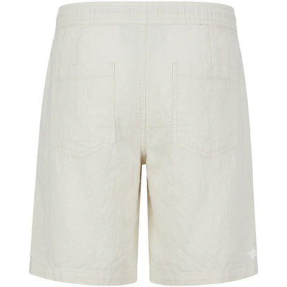 White - Back - Boss Mens Karlos Cotton Casual Shorts