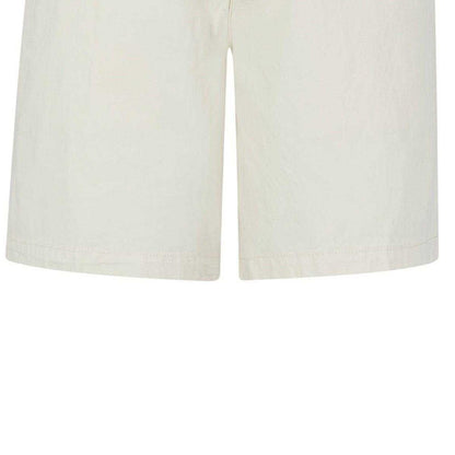 White - Side - Boss Mens Karlos Cotton Casual Shorts