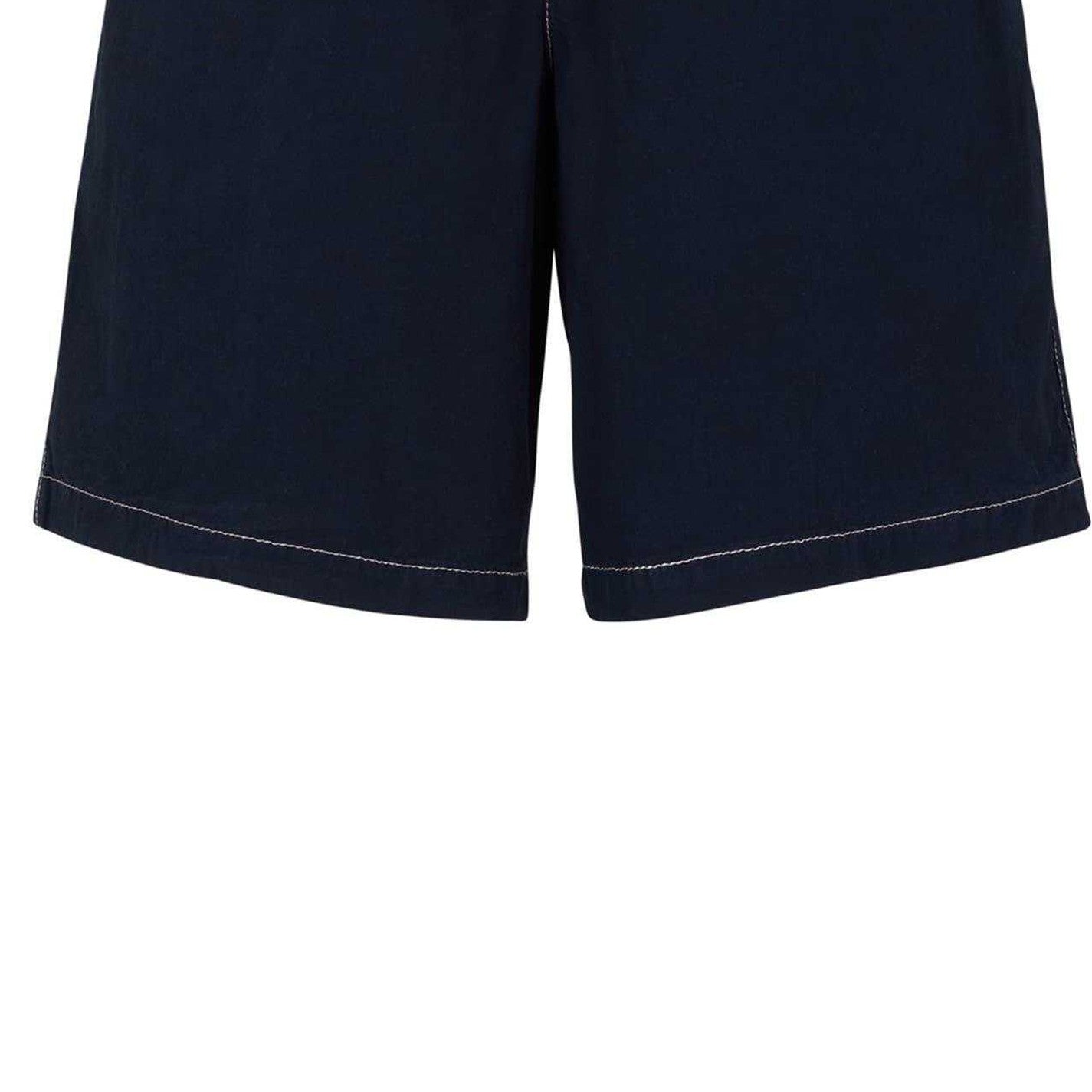 Dark Blue - Side - Boss Mens Karlos Cotton Casual Shorts