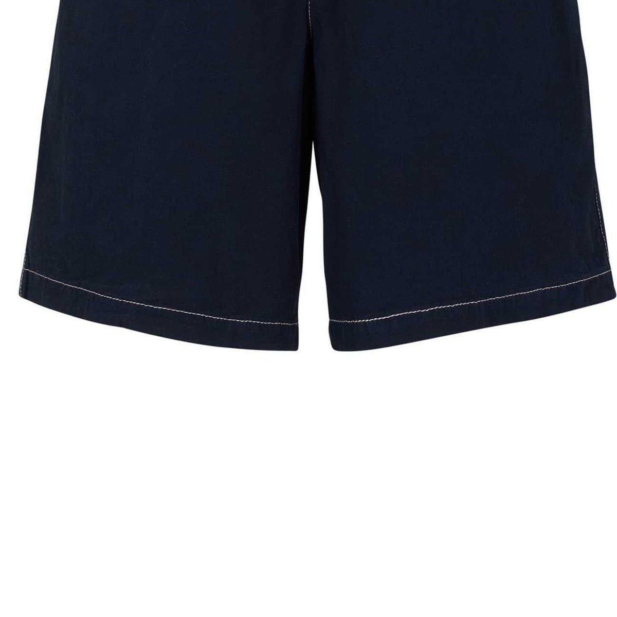 Dark Blue - Side - Boss Mens Karlos Cotton Casual Shorts