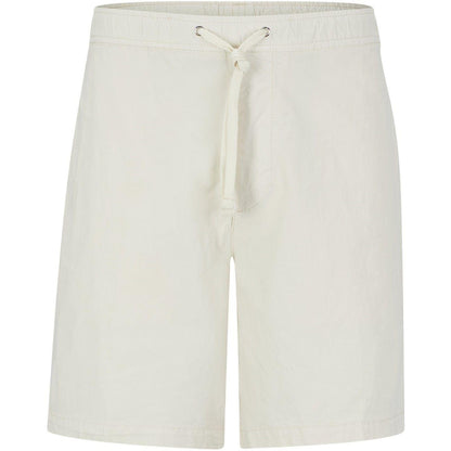 White - Front - Boss Mens Karlos Cotton Casual Shorts