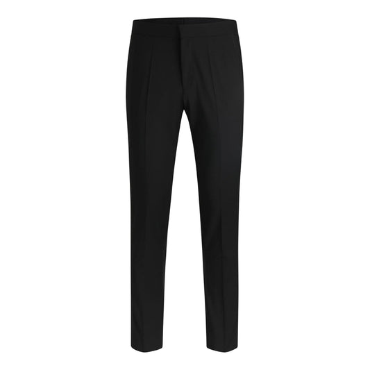 Black - Front - Hugo Mens Hesten Extra-Slim Trousers