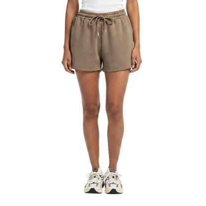 Taupe - Side - I Saw It First Womens-Ladies Jersey Shorts