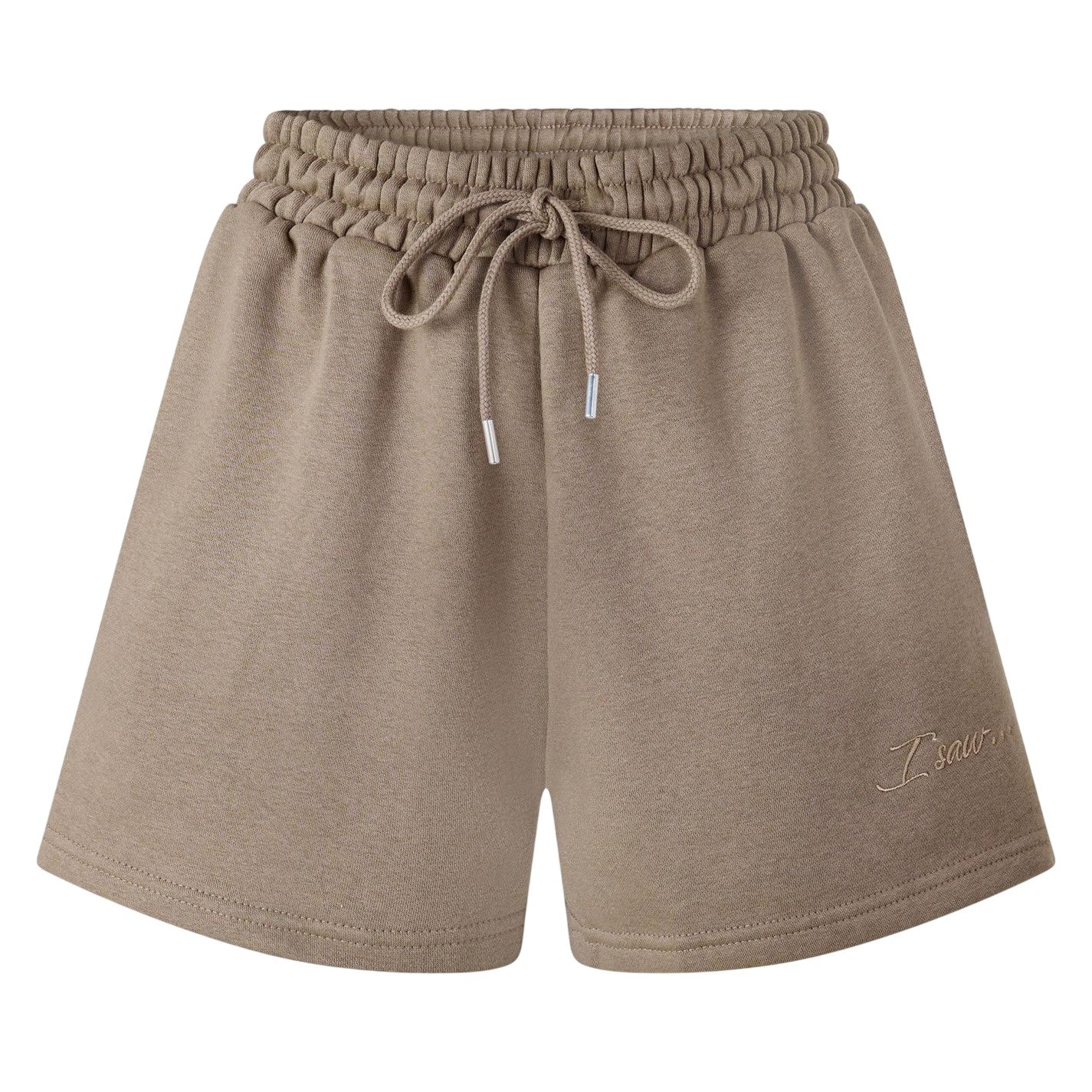 Taupe - Front - I Saw It First Womens-Ladies Jersey Shorts
