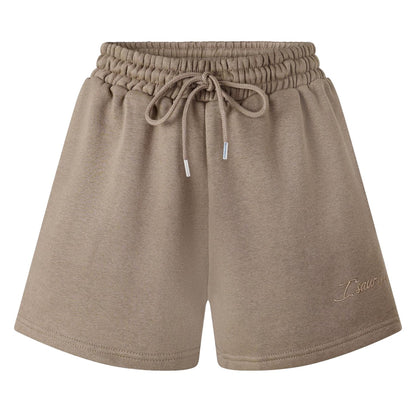 Taupe - Front - I Saw It First Womens-Ladies Jersey Shorts